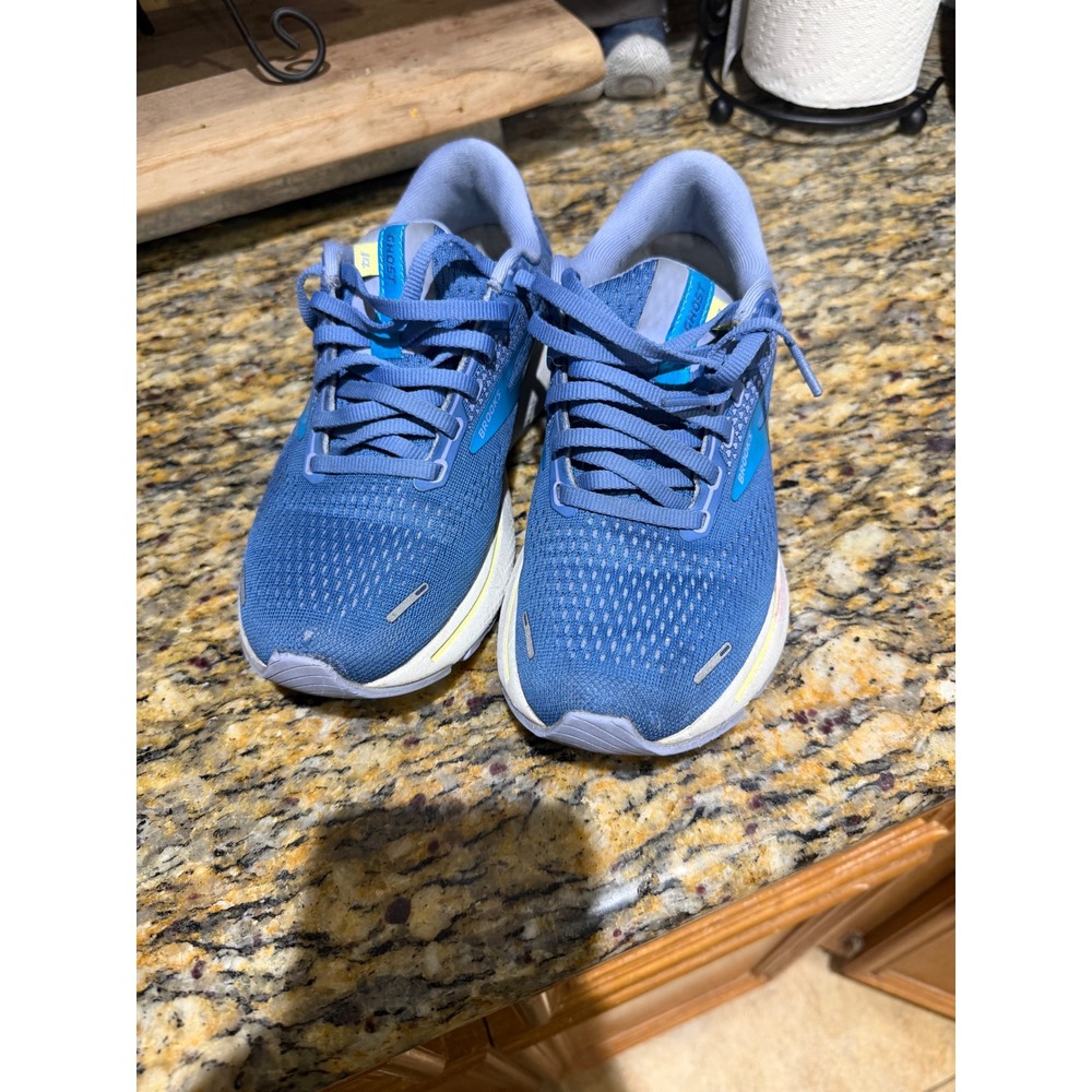 Brooks Ghost 14 Womens Running Shoes Blue Purple 1203561B456 Size 7 Medium B
